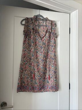 Floral Print Mini Dress in Multicolor